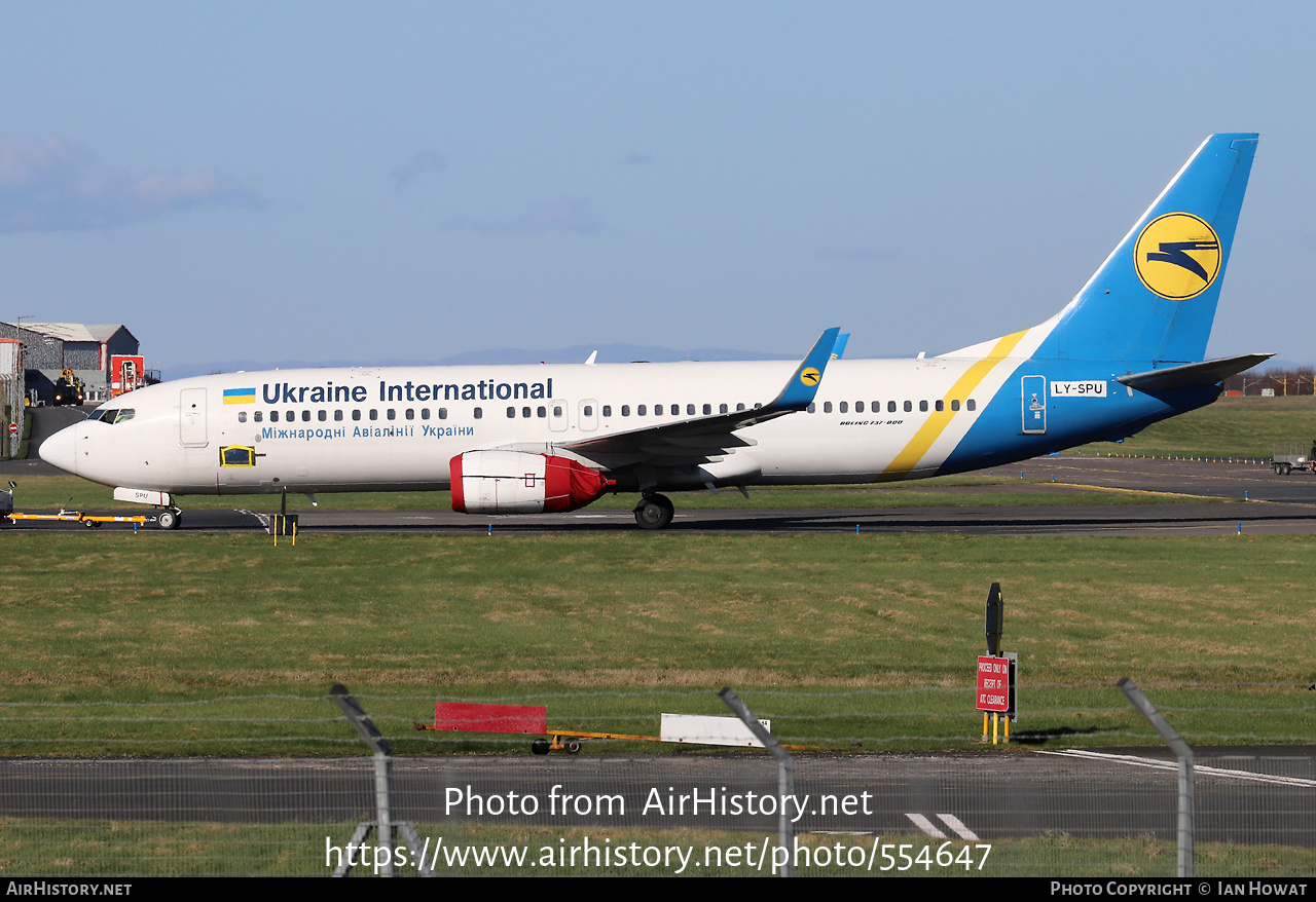 Aircraft Photo of LY-SPU | Boeing 737-8Q8 | Ukraine International Airlines | AirHistory.net #554647