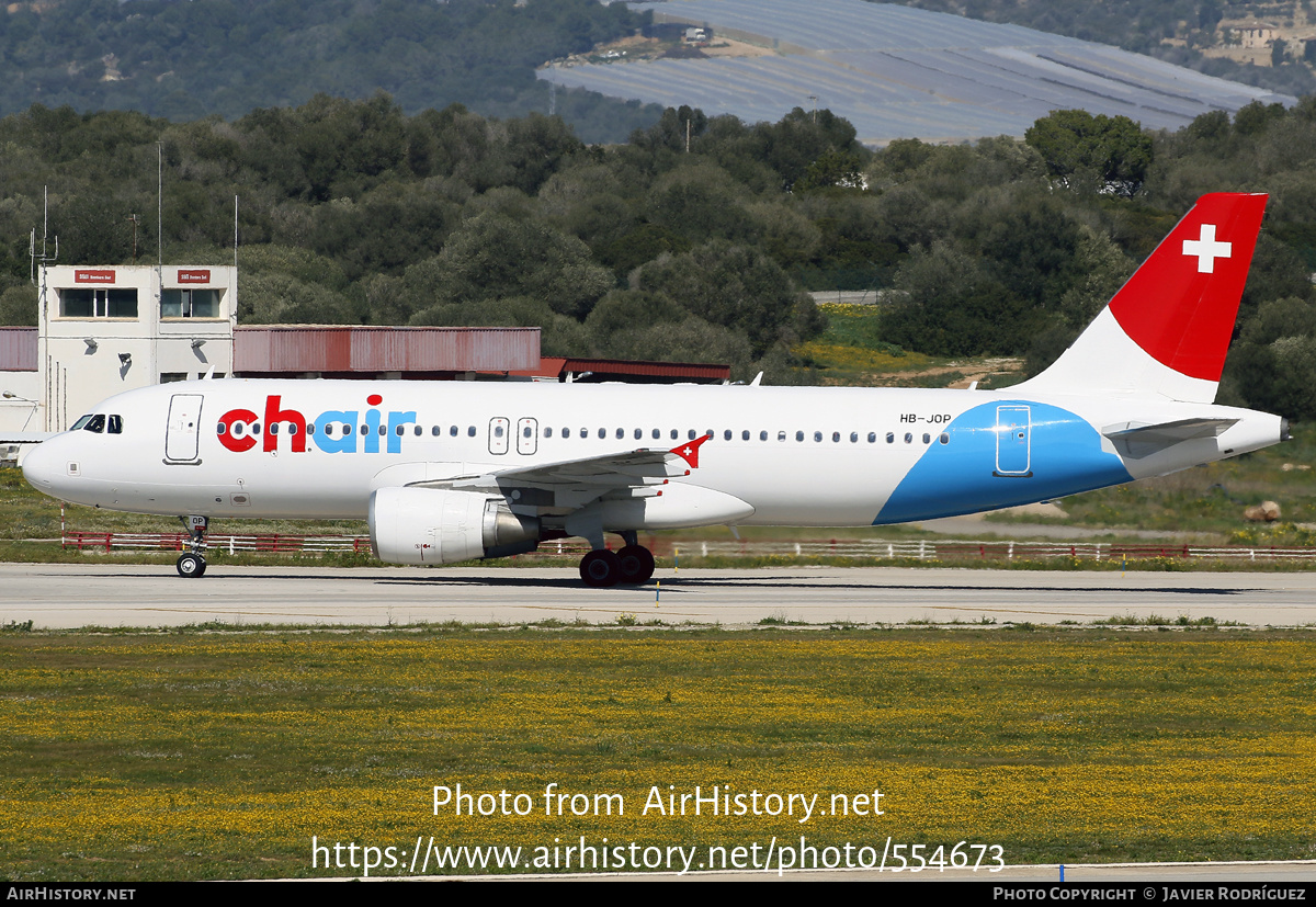 Aircraft Photo of HB-JOP | Airbus A320-214 | Chair Airlines | AirHistory.net #554673