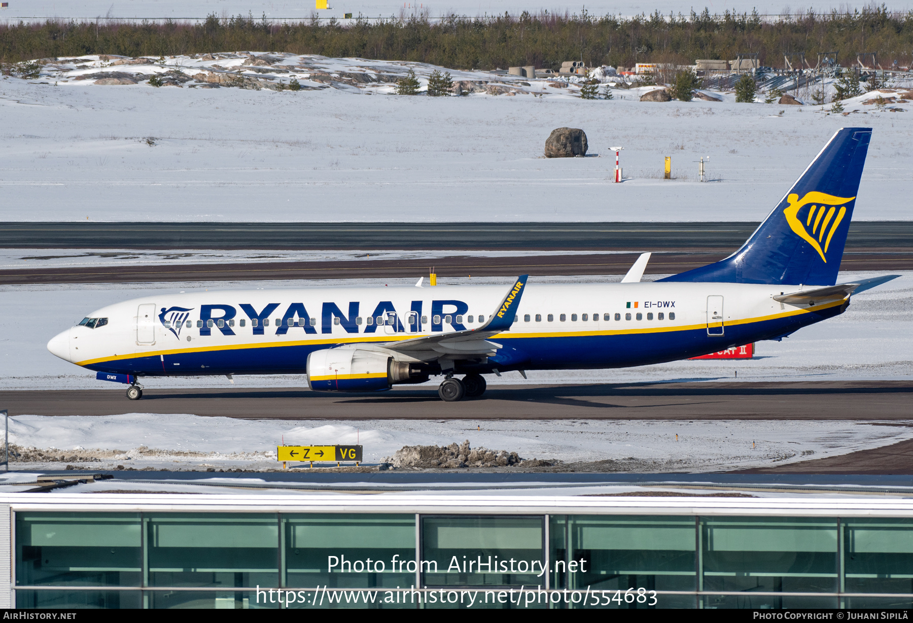 Aircraft Photo of EI-DWX | Boeing 737-8AS | Ryanair | AirHistory.net #554683