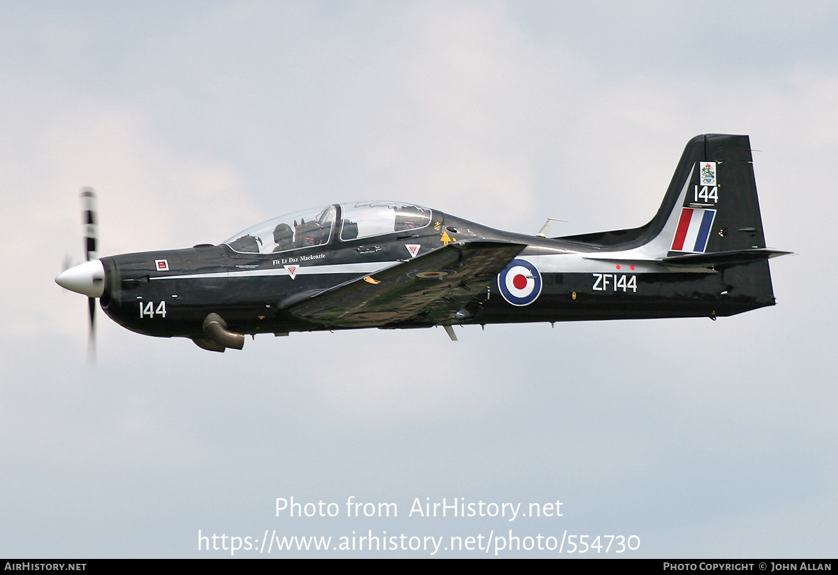 Aircraft Photo of ZF144 | Short S-312 Tucano T1 | UK - Air Force | AirHistory.net #554730