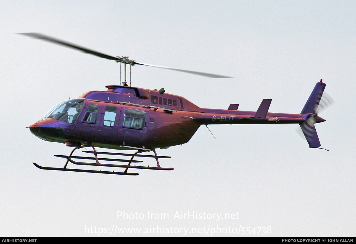 Aircraft Photo of G-ELIT | Bell 206L LongRanger | AirHistory.net #554738