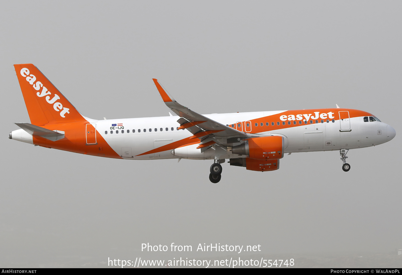 Aircraft Photo of OE-IJQ | Airbus A320-214 | EasyJet | AirHistory.net #554748