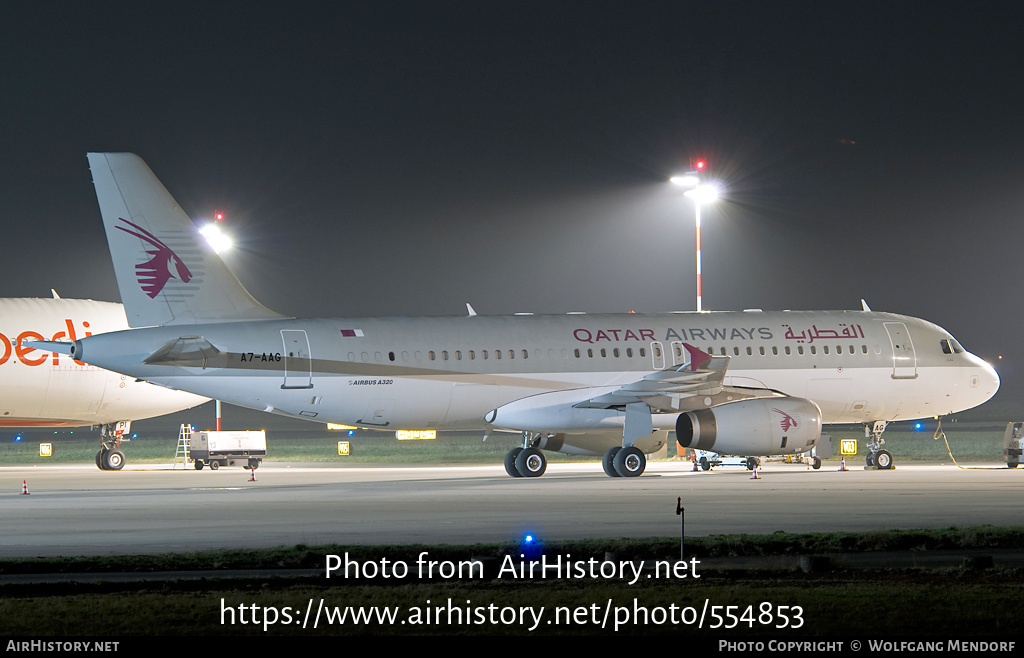 Aircraft Photo of A7-AAG | Airbus A320-232 | Qatar Airways | AirHistory.net #554853