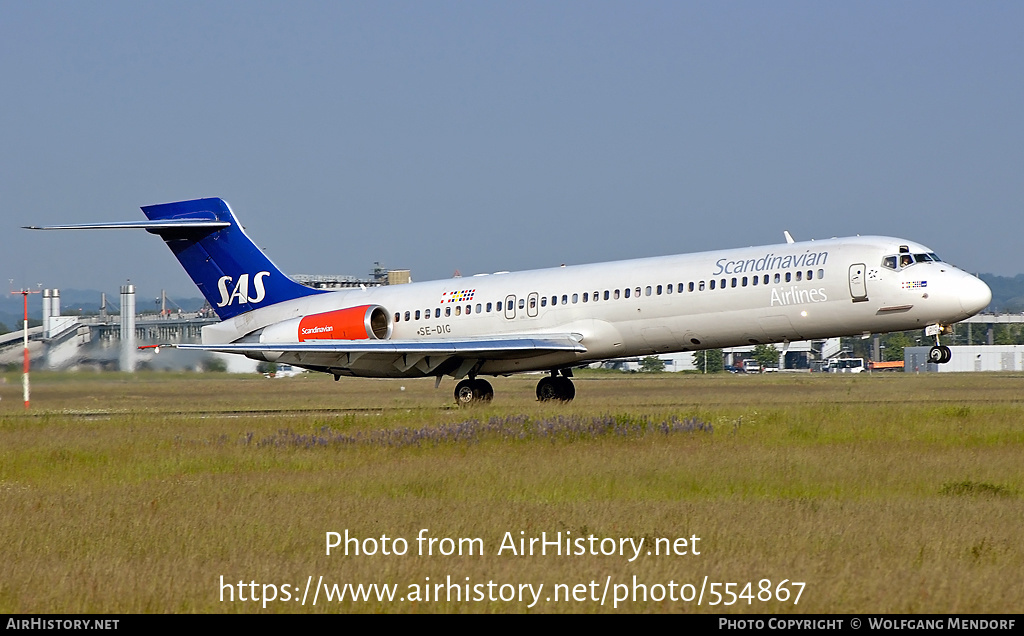 Aircraft Photo of SE-DIC | McDonnell Douglas MD-87 (DC-9-87) | Scandinavian Airlines - SAS | AirHistory.net #554867