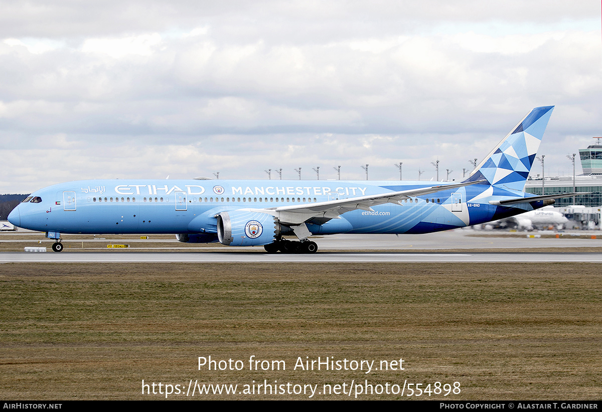 Aircraft Photo of A6-BND | Boeing 787-9 Dreamliner | Etihad Airways | AirHistory.net #554898