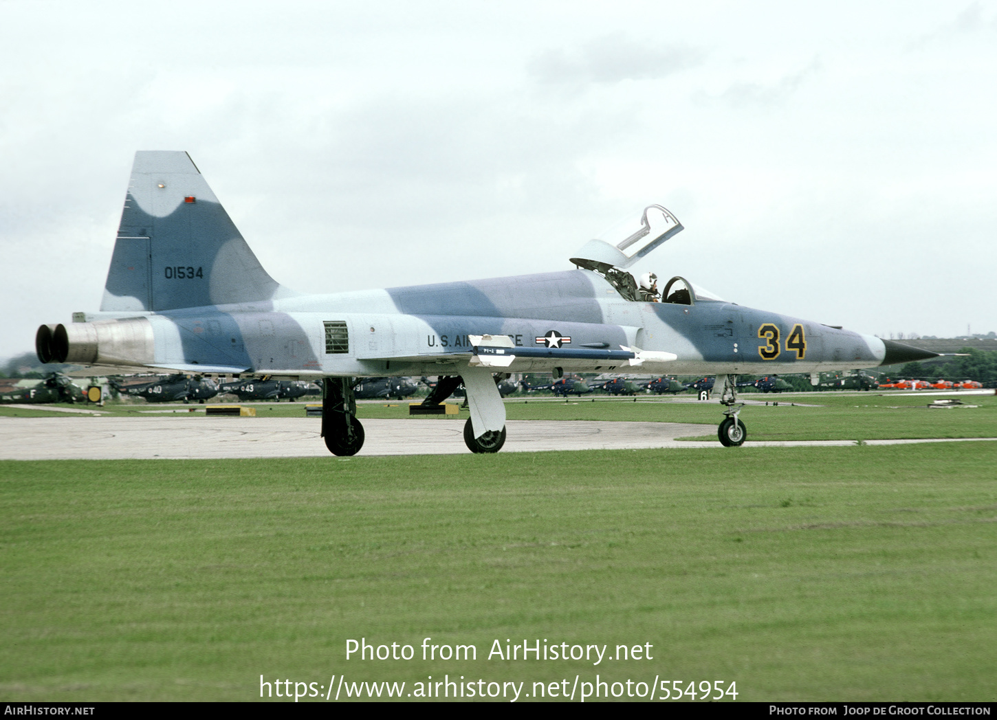 Aircraft Photo of 74-1534 / 01534 | Northrop F-5E Tiger II | USA - Air Force | AirHistory.net #554954