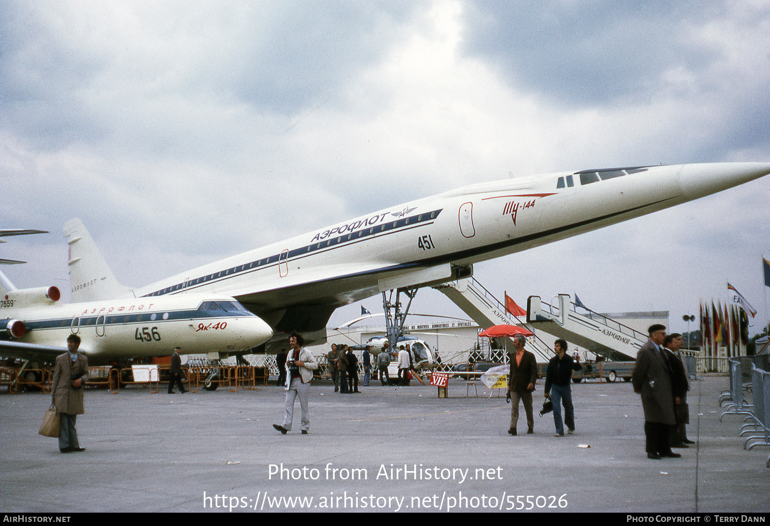 Aircraft Photo of CCCP-77102 | Tupolev Tu-144S | Aeroflot | AirHistory.net #555026