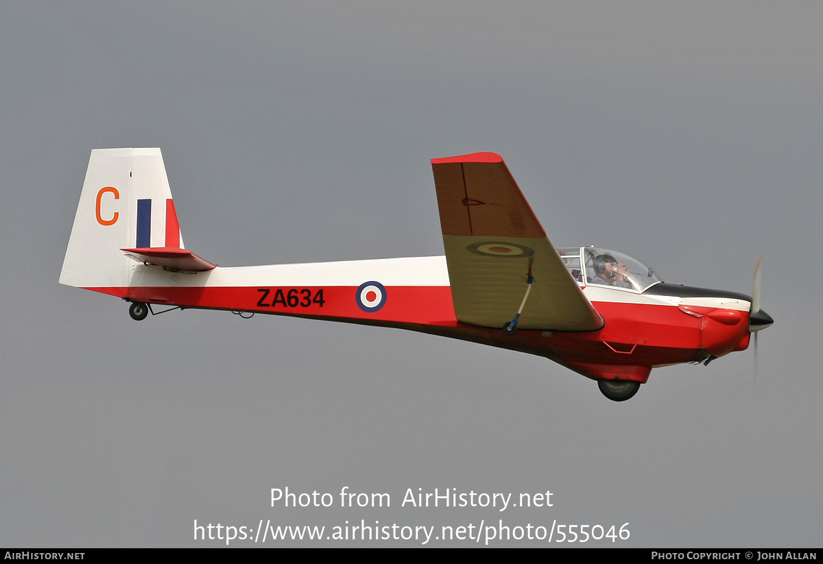 Aircraft Photo of G-BUHA / ZA634 | Scheibe T-61F Venture T2 (SF-25) | UK - Air Force | AirHistory.net #555046