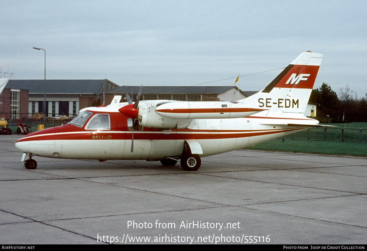 Aircraft Photo of SE-EDM | Mitsubishi MU-2B | Maj-Flyg | AirHistory.net #555116