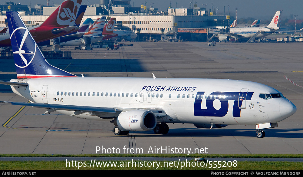 Aircraft Photo of SP-LLE | Boeing 737-45D | LOT Polish Airlines - Polskie Linie Lotnicze | AirHistory.net #555208