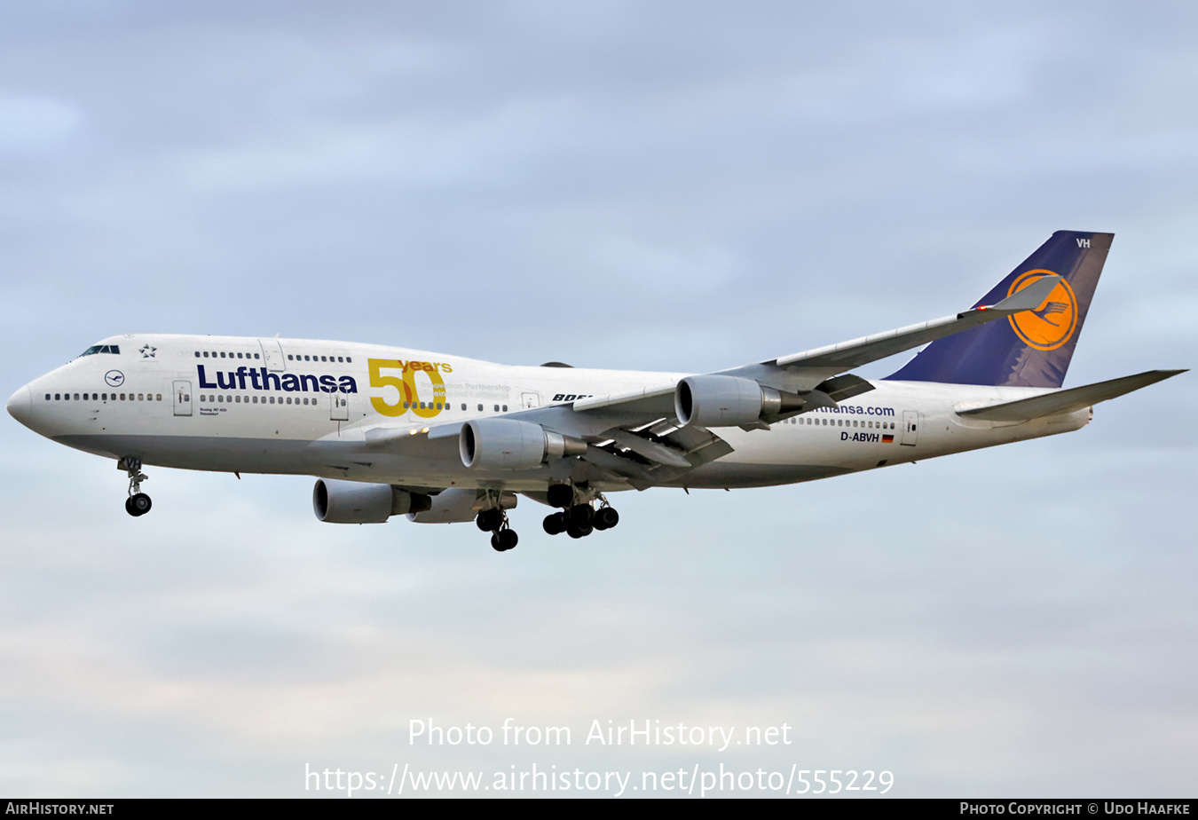 Aircraft Photo of D-ABVH | Boeing 747-430 | Lufthansa | AirHistory.net #555229