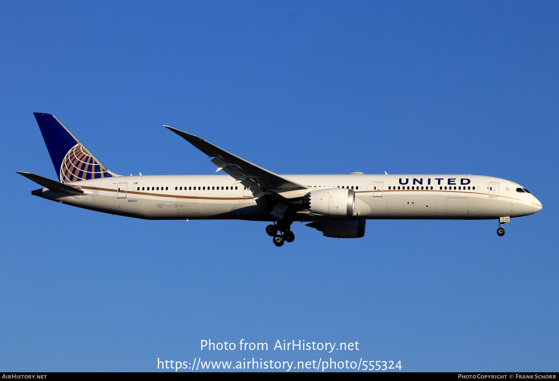 Aircraft Photo of N14001 | Boeing 787-10 Dreamliner | United Airlines | AirHistory.net #555324