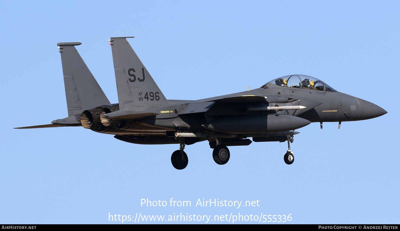 Aircraft Photo of 89-0496 / AF89-496 | Boeing F-15E Strike Eagle | USA - Air Force | AirHistory.net #555336