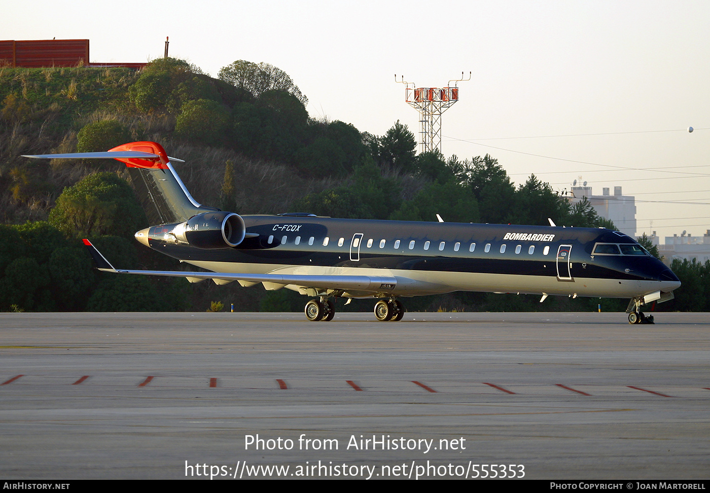 Aircraft Photo of C-FCQX | Bombardier CRJ-701ER (CL-600-2C10) | Bombardier | AirHistory.net #555353