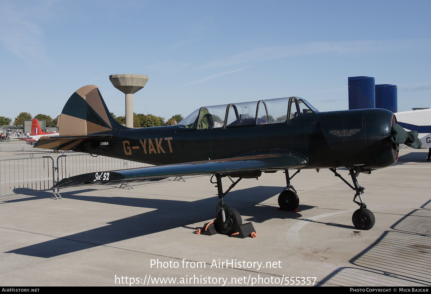 Aircraft Photo of G-YAKT | Yakovlev Yak-52 | AirHistory.net #555357