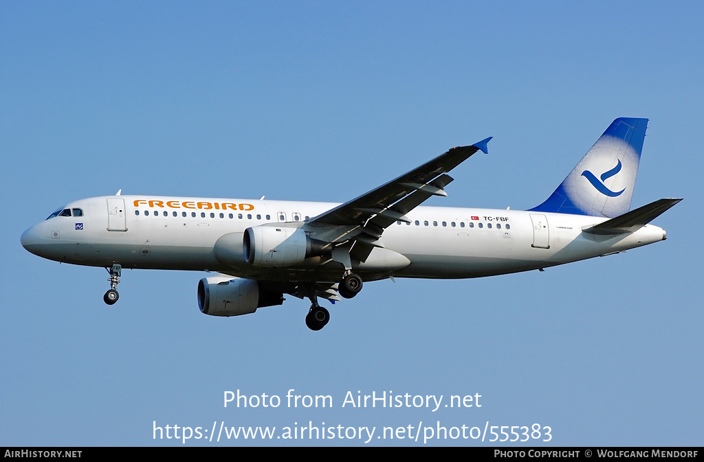 Aircraft Photo of TC-FBF | Airbus A320-212 | Freebird Airlines | AirHistory.net #555383