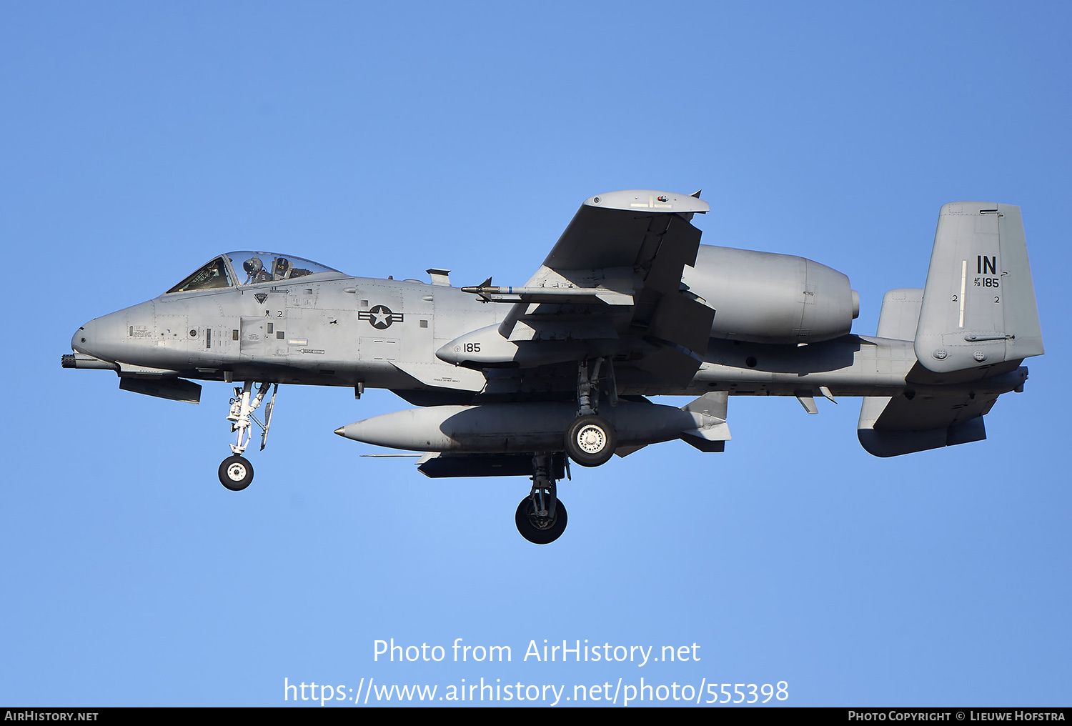 Aircraft Photo of 79-0185 | Fairchild A-10A Thunderbolt II | USA - Air Force | AirHistory.net #555398