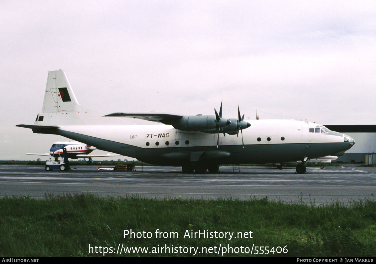 Aircraft Photo of 7T-WAC / 514 | Antonov An-12B | Algeria - Air Force | AirHistory.net #555406