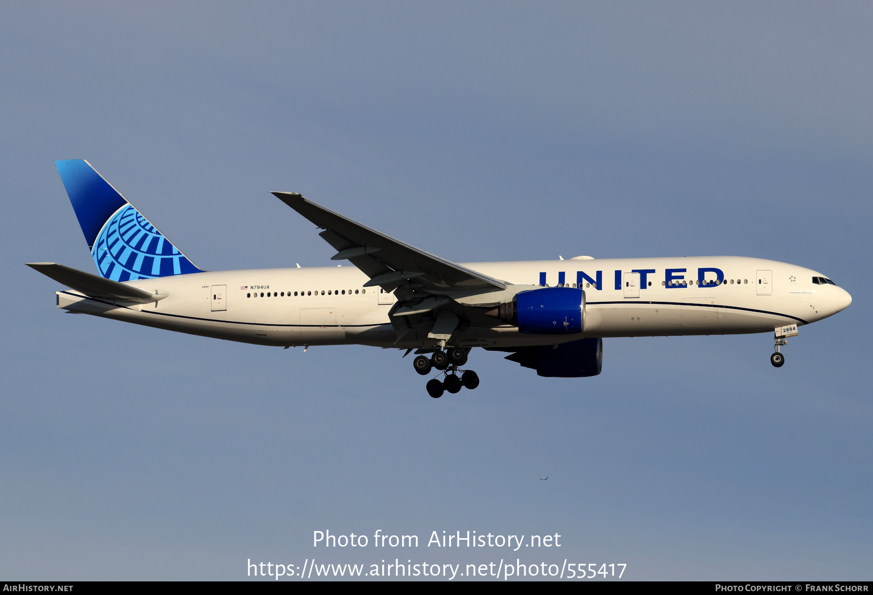 Aircraft Photo of N784UA | Boeing 777-222/ER | United Airlines | AirHistory.net #555417