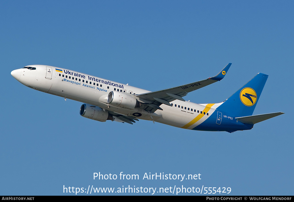 Aircraft Photo of UR-PSX | Boeing 737-8EH | Ukraine International Airlines | AirHistory.net #555429