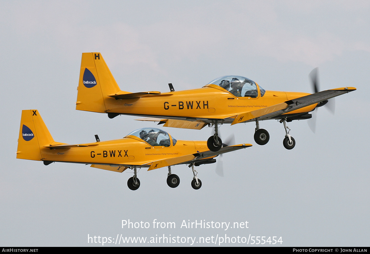 Aircraft Photo of G-BWXH | Slingsby T-67M-260 Firefly | Babcock International | AirHistory.net #555454