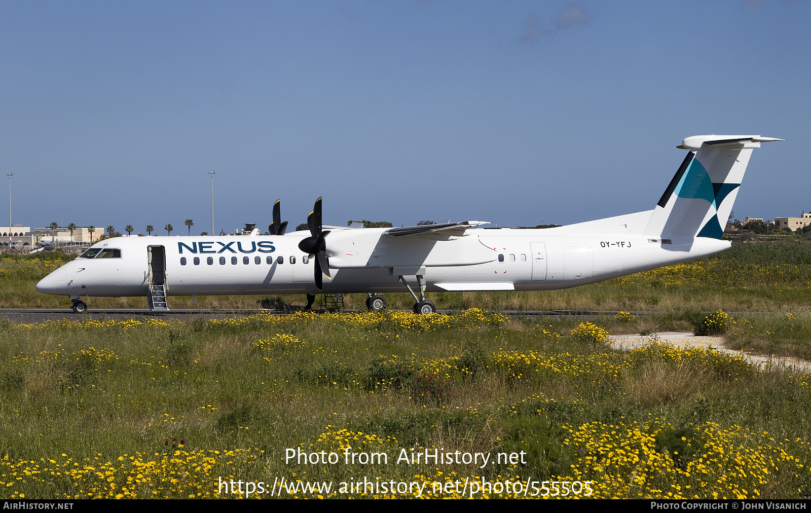 Aircraft Photo of OY-YFJ | Bombardier DHC-8-402 Dash 8 | Nexus Airlines | AirHistory.net #555505