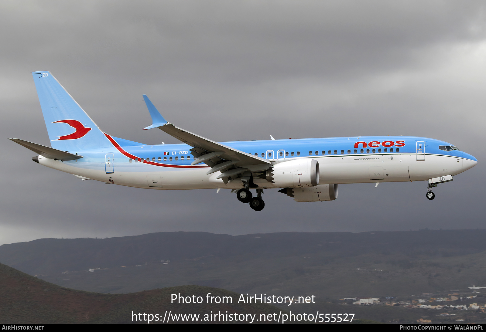 Aircraft Photo of EI-RZD | Boeing 737-8 Max 8 | Neos | AirHistory.net #555527