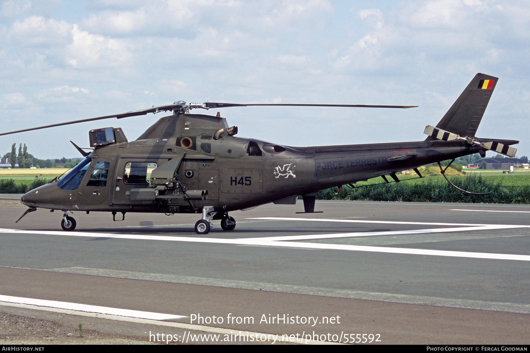 Aircraft Photo of H45 | Agusta A-109BA | Belgium - Army | AirHistory.net #555592