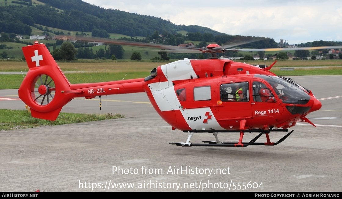 Aircraft Photo of HB-ZQL | Airbus Helicopters EC-145 (BK-117 D-2) | REGA - Swiss Air Ambulance | AirHistory.net #555604