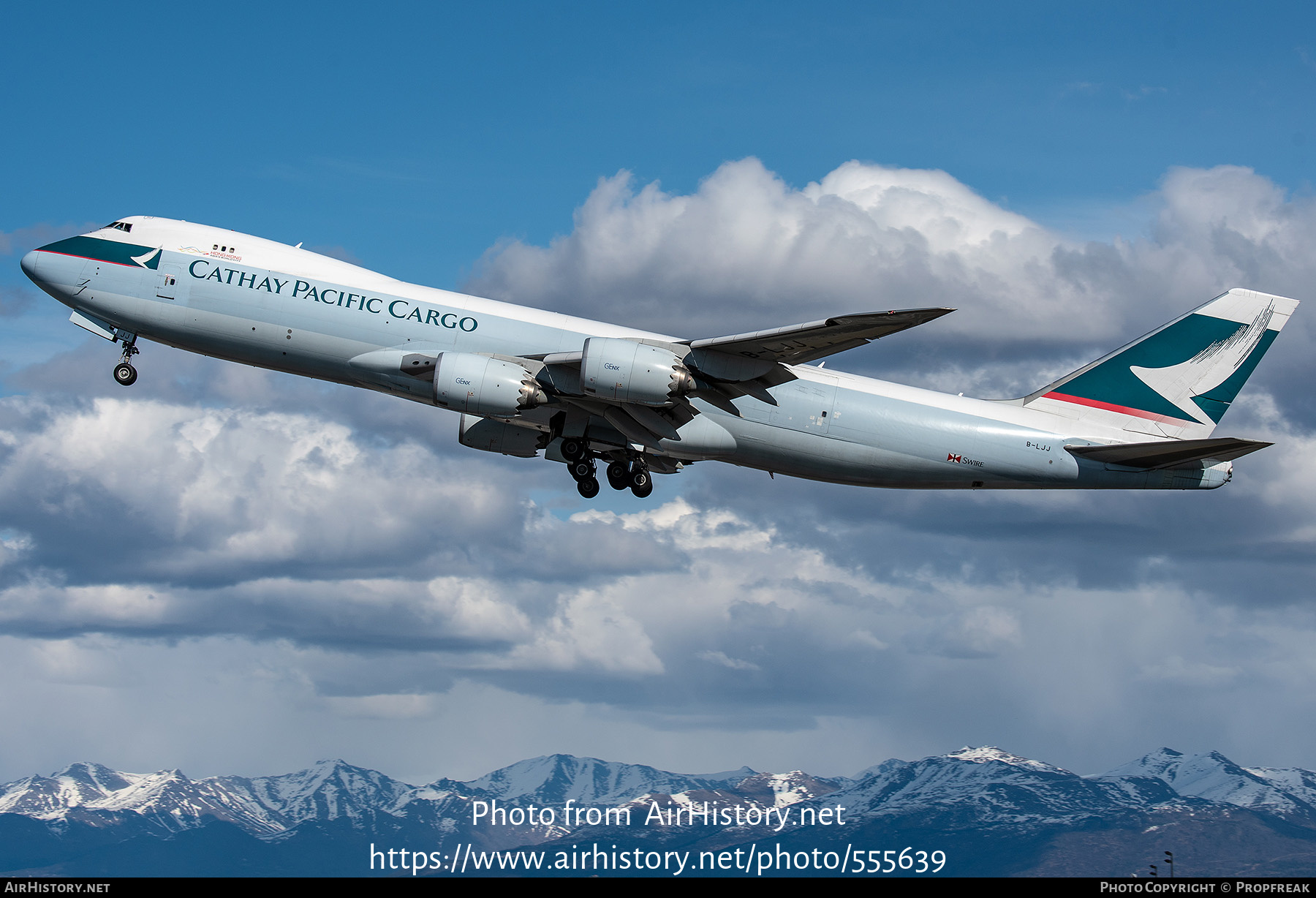 Aircraft Photo of B-LJJ | Boeing 747-867F/SCD | Cathay Pacific Airways Cargo | AirHistory.net #555639