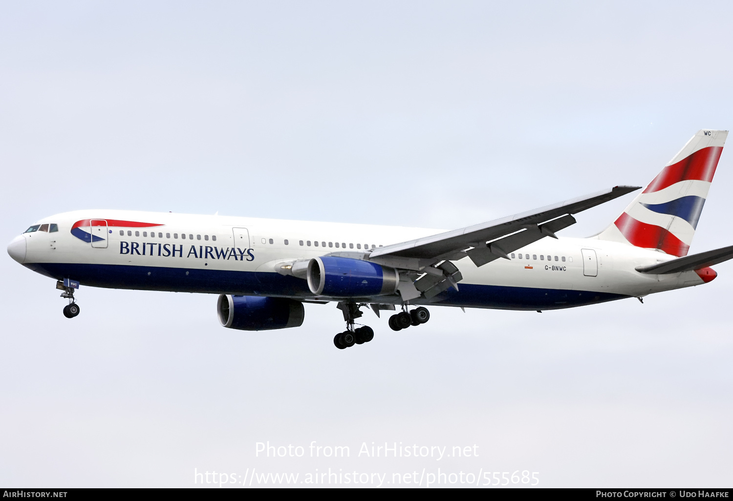 Aircraft Photo Of G-BNWC | Boeing 767-336/ER | British Airways ...