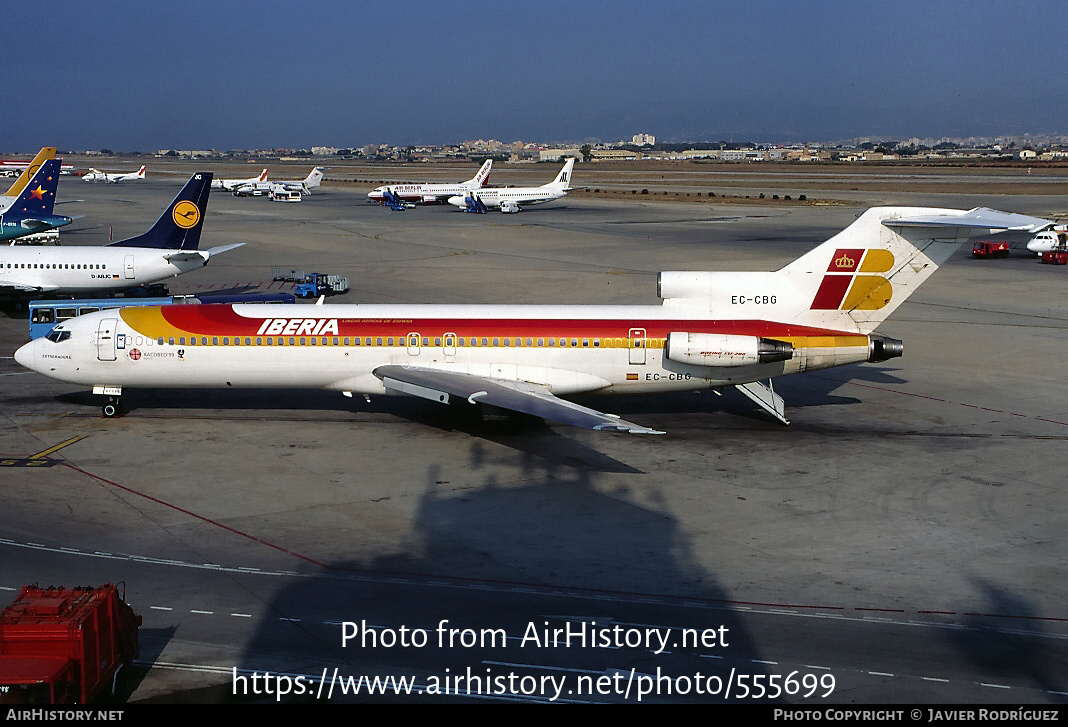 Aircraft Photo of EC-CBG | Boeing 727-256/Adv | Iberia | AirHistory.net #555699