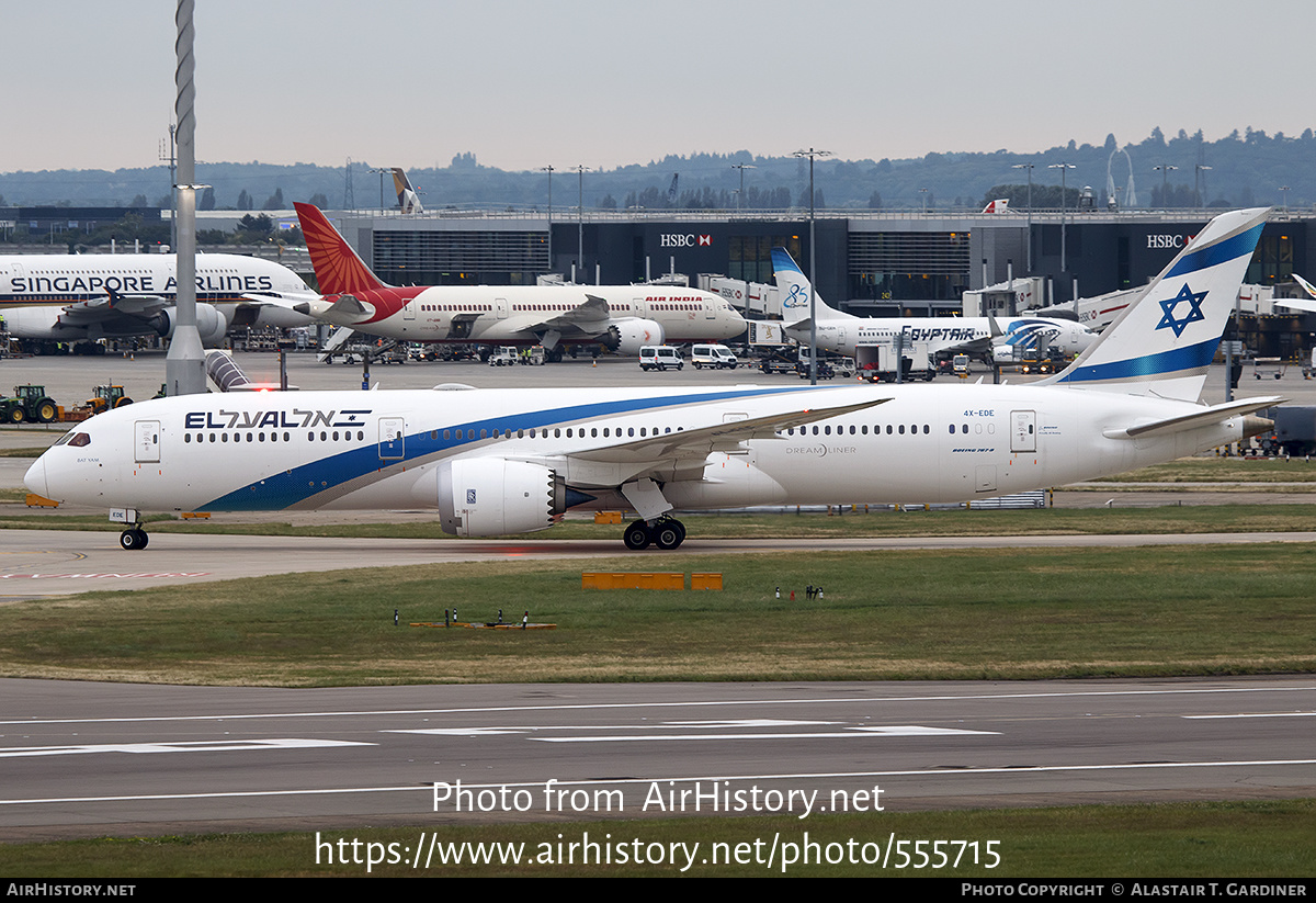 Aircraft Photo of 4X-EDE | Boeing 787-9 Dreamliner | El Al Israel Airlines | AirHistory.net #555715