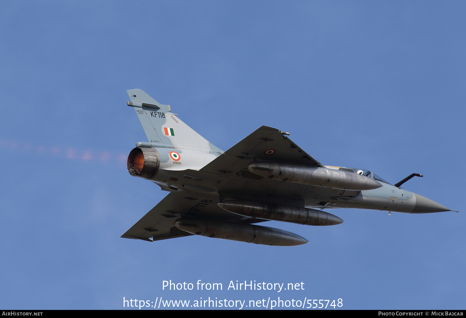 Aircraft Photo of KF118 | Dassault Mirage 2000I | India - Air Force | AirHistory.net #555748