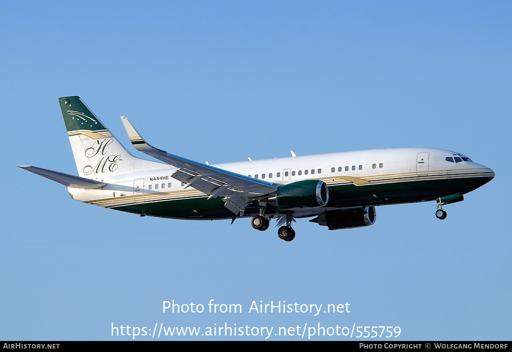 Aircraft Photo of N444HE | Boeing 737-39A | AirHistory.net #555759