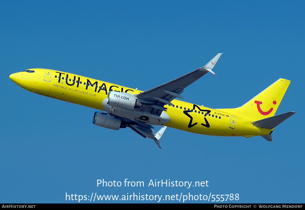 Aircraft Photo of D-ATUG | Boeing 737-8K5 | TUI | AirHistory.net #555788