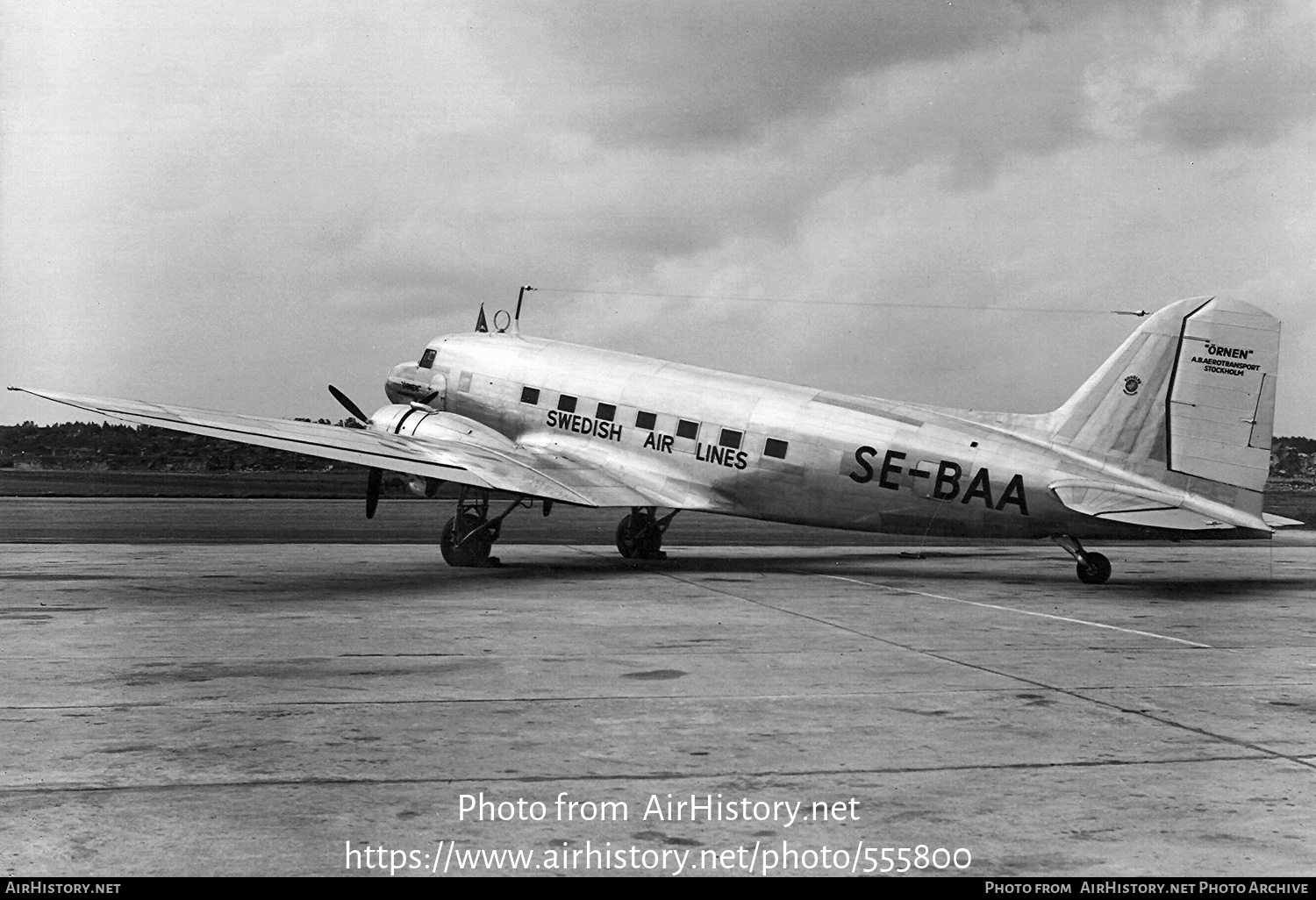 Aircraft Photo of SE-BAA | Douglas DC-3A-214 | AB Aerotransport - ABA | AirHistory.net #555800