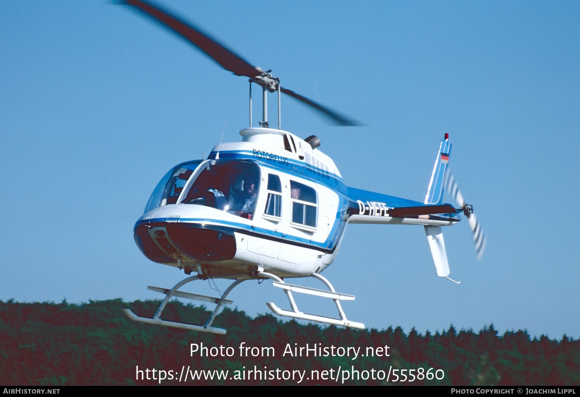 Aircraft Photo of D-HEFE | Bell 206B JetRanger III | Rotorflug | AirHistory.net #555860