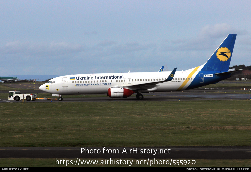 Aircraft Photo of LY-PMI | Boeing 737-800 | Ukraine International Airlines | AirHistory.net #555920