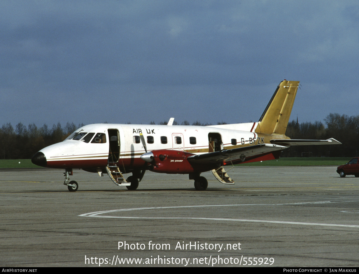 Aircraft Photo of G-BFZK | Embraer EMB-110P2 Bandeirante | Air UK | AirHistory.net #555929