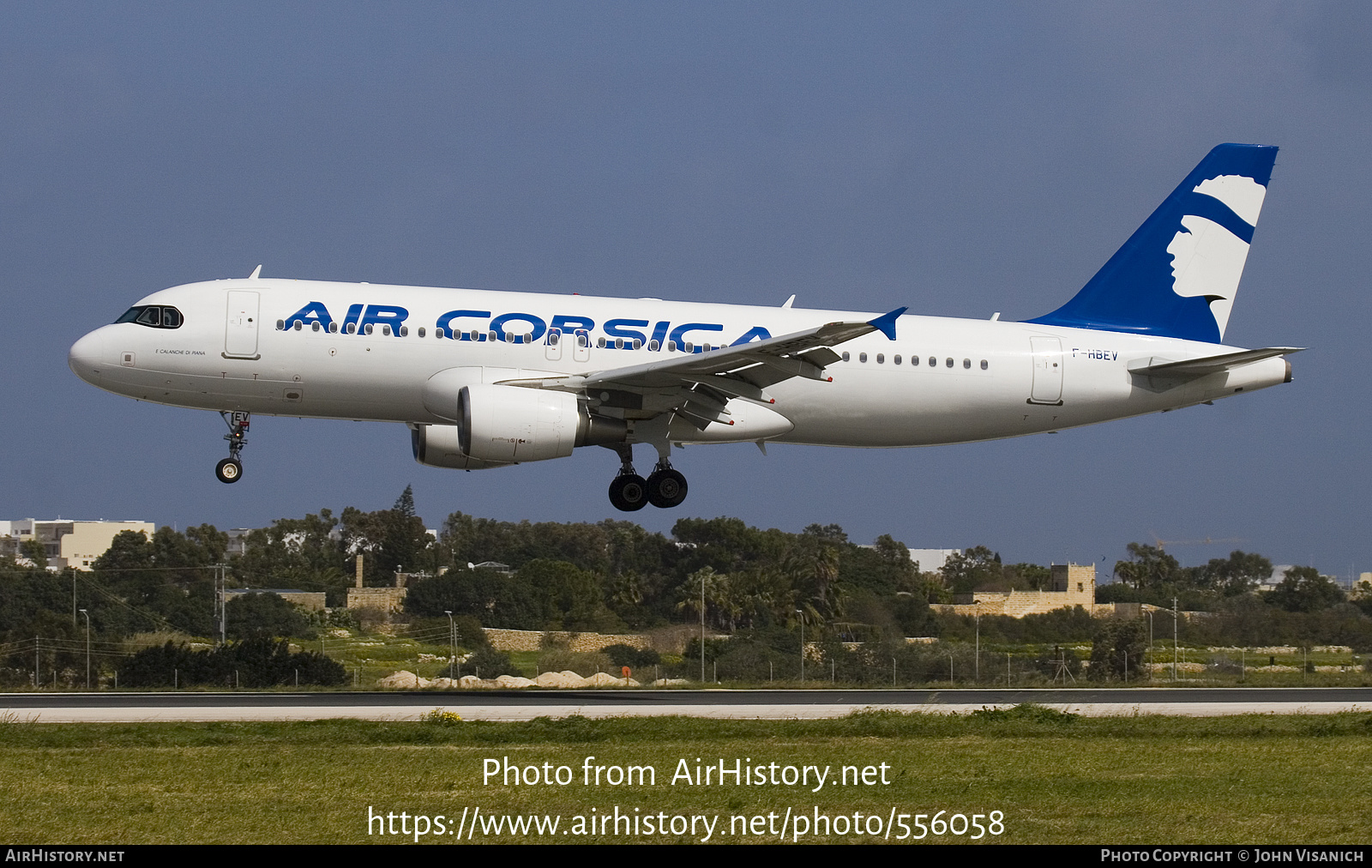 Aircraft Photo of F-HBEV | Airbus A320-216 | Air Corsica | AirHistory.net #556058