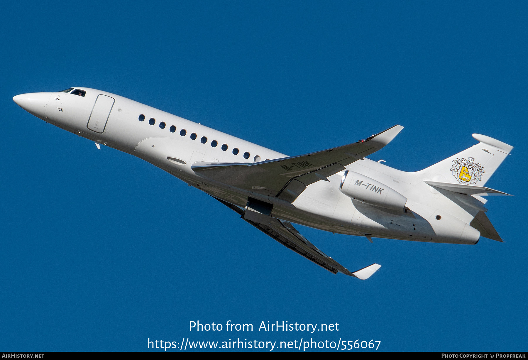 Aircraft Photo of M-TINK | Dassault Falcon 8X | AirHistory.net #556067