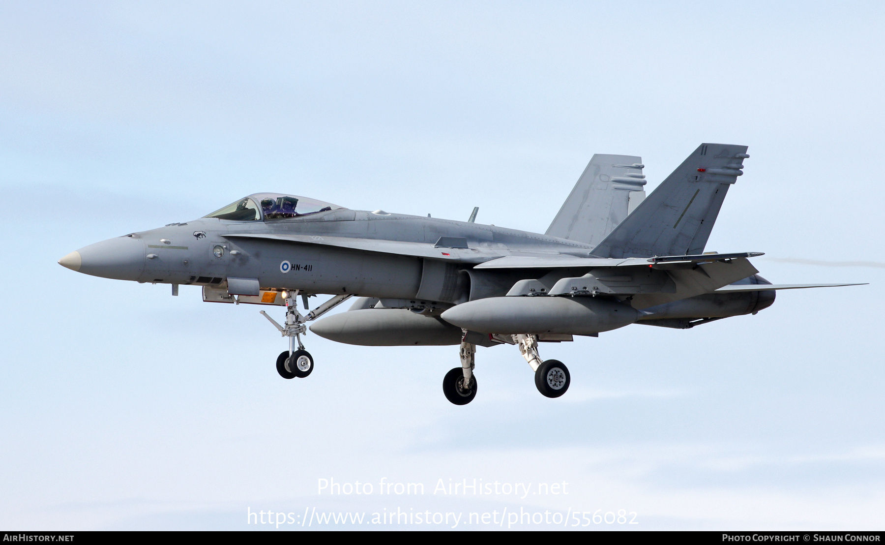 Aircraft Photo of HN-411 | McDonnell Douglas F/A-18C Hornet | Finland - Air Force | AirHistory.net #556082