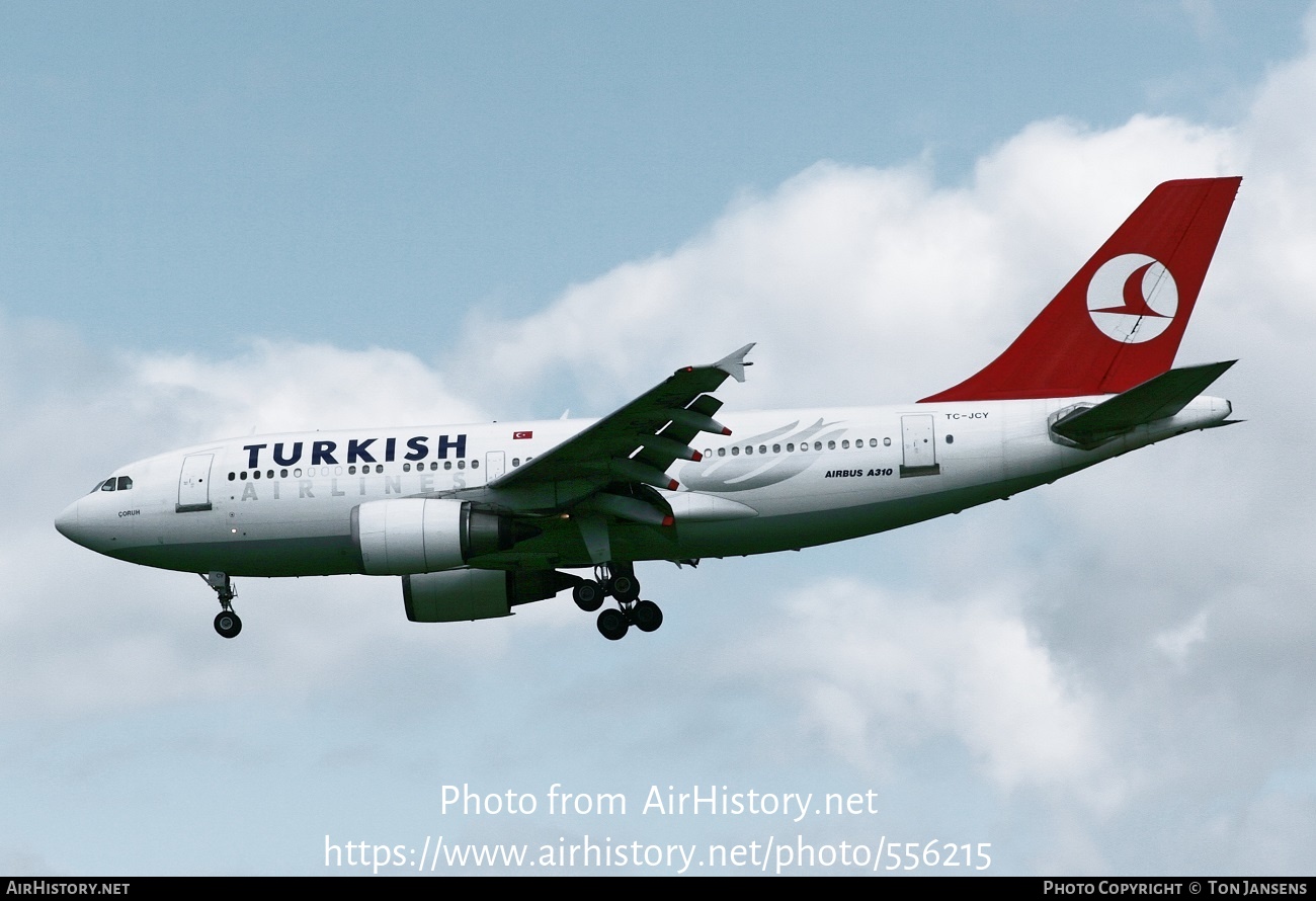 Aircraft Photo of TC-JCY | Airbus A310-304 | Turkish Airlines | AirHistory.net #556215