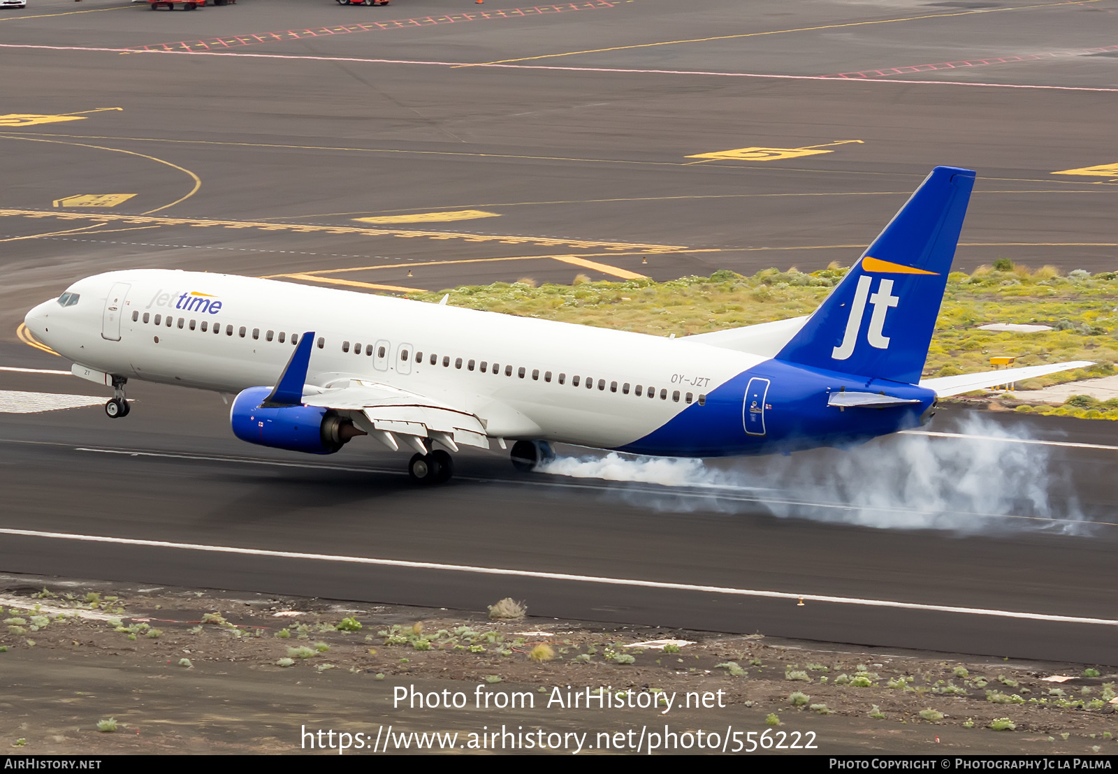 Aircraft Photo of OY-JZT | Boeing 737-8AL | Jettime | AirHistory.net #556222