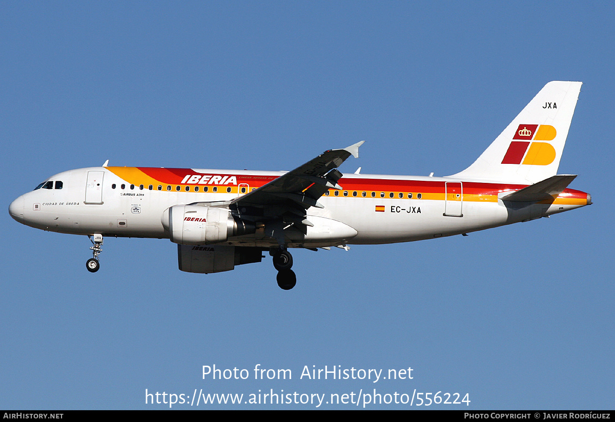 Aircraft Photo of EC-JXA | Airbus A319-111 | Iberia | AirHistory.net #556224