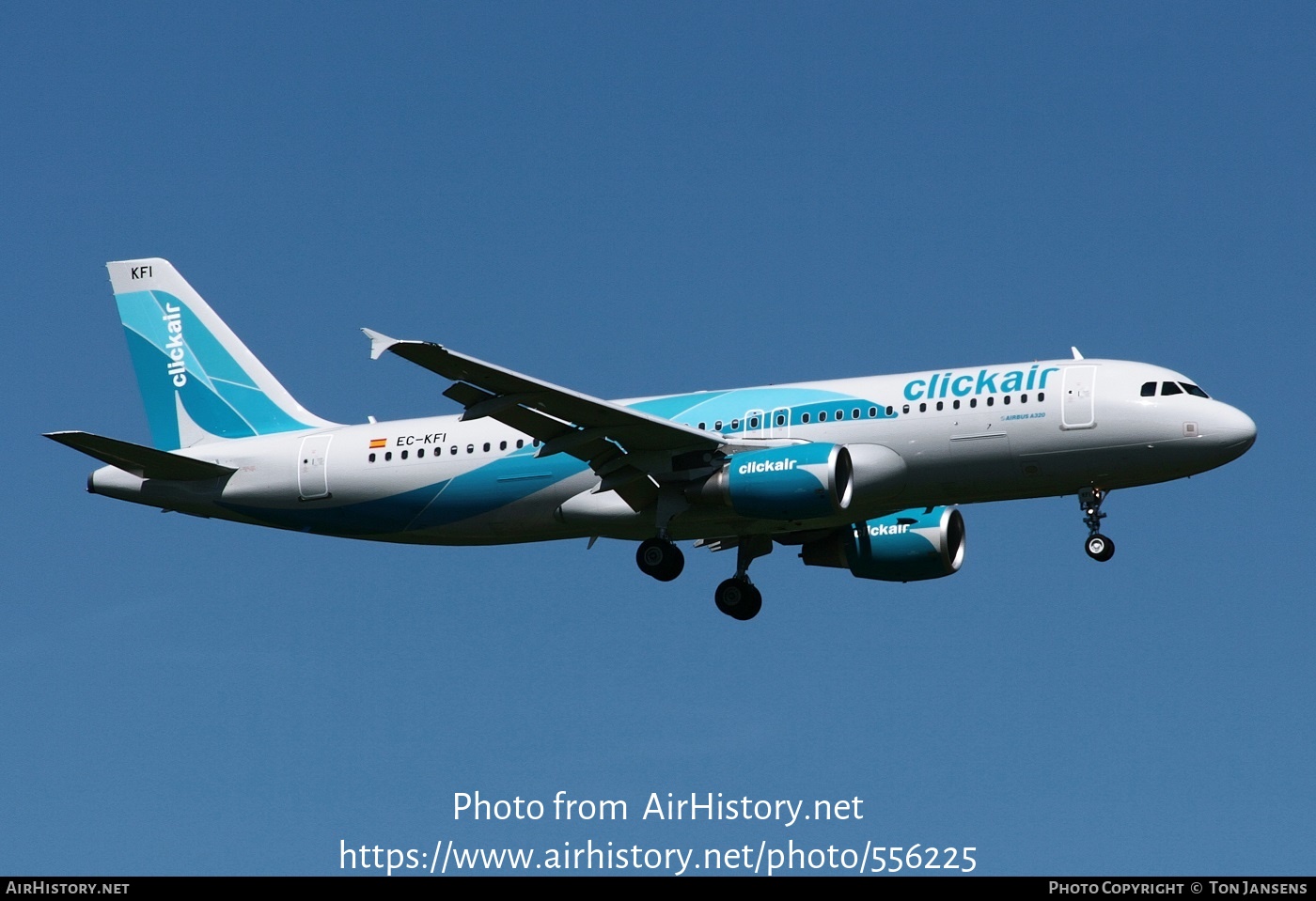 Aircraft Photo of EC-KFI | Airbus A320-216 | Clickair | AirHistory.net #556225