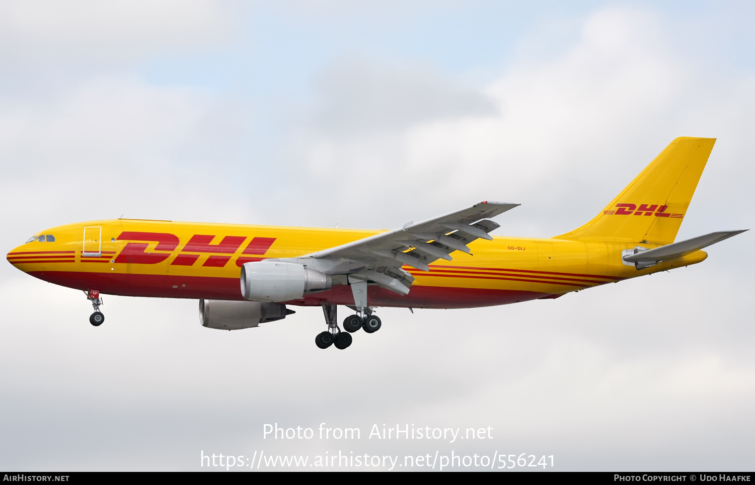 Aircraft Photo of OO-DIJ | Airbus A300B4-103(F) | DHL International | AirHistory.net #556241