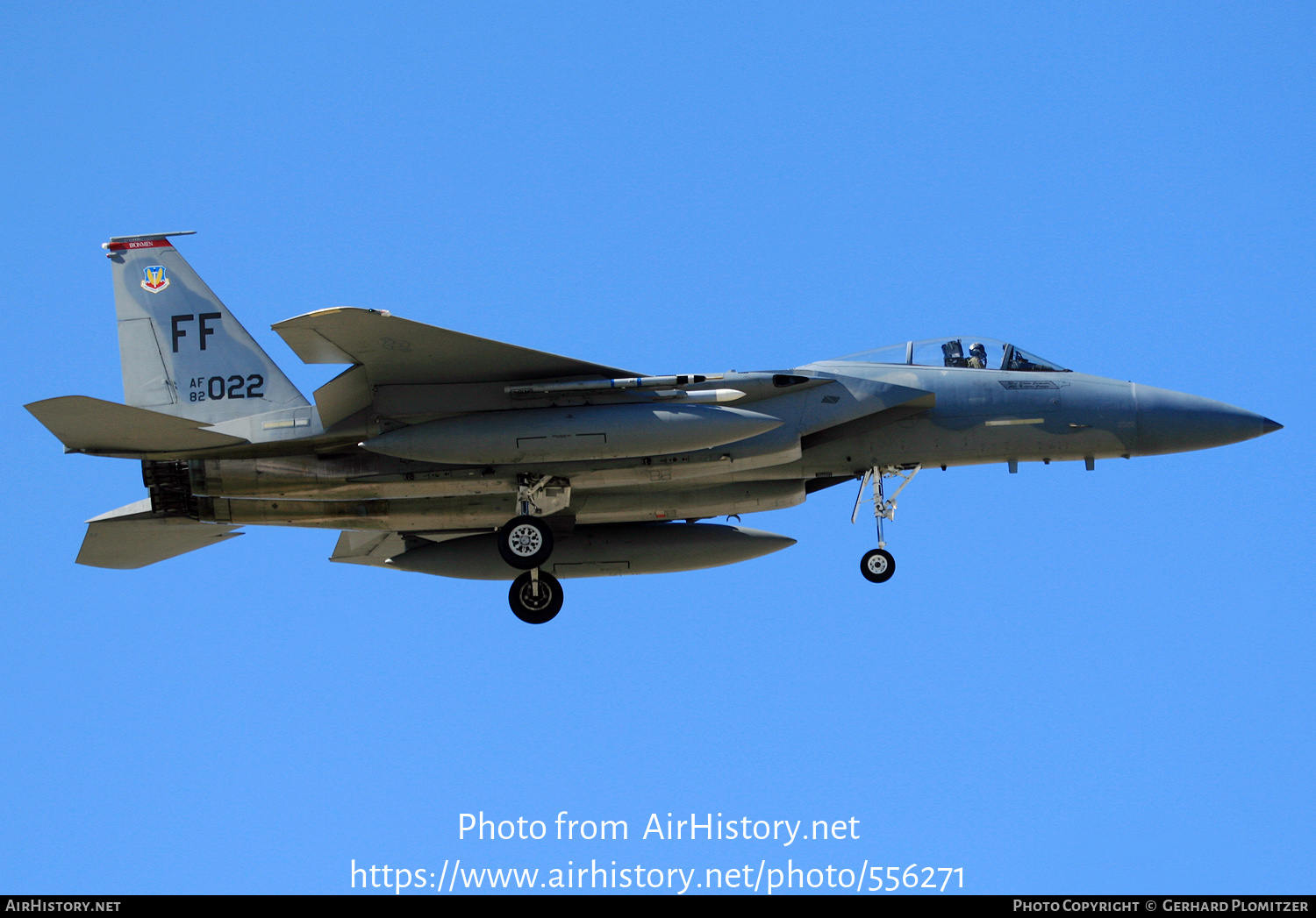 Aircraft Photo of 82-0022 / AF82-022 | McDonnell Douglas F-15C Eagle | USA - Air Force | AirHistory.net #556271