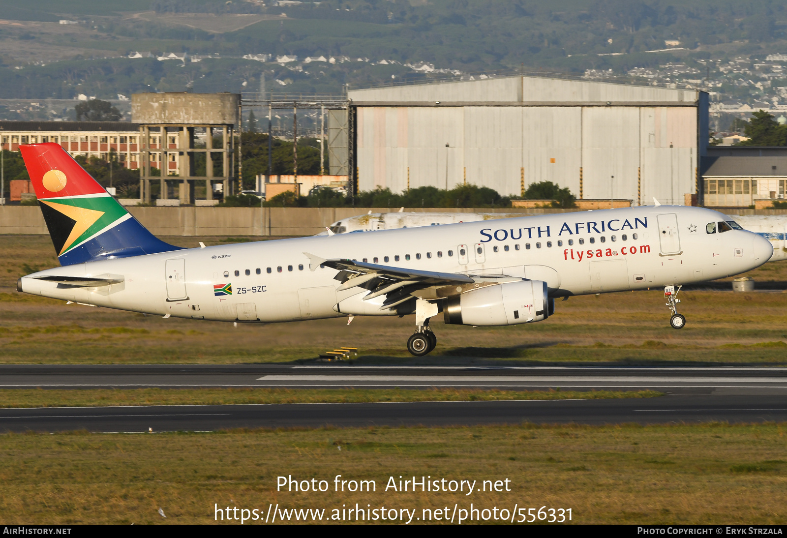 Aircraft Photo of ZS-SZC | Airbus A320-232 | South African Airways | AirHistory.net #556331